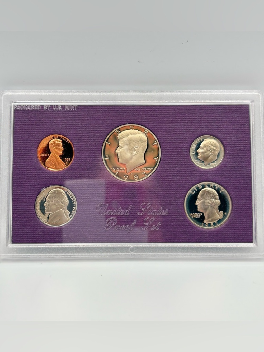 1987 United States Proof Set Uncirculated with Original Packaging - Great Gift! - Picture 5 of 15